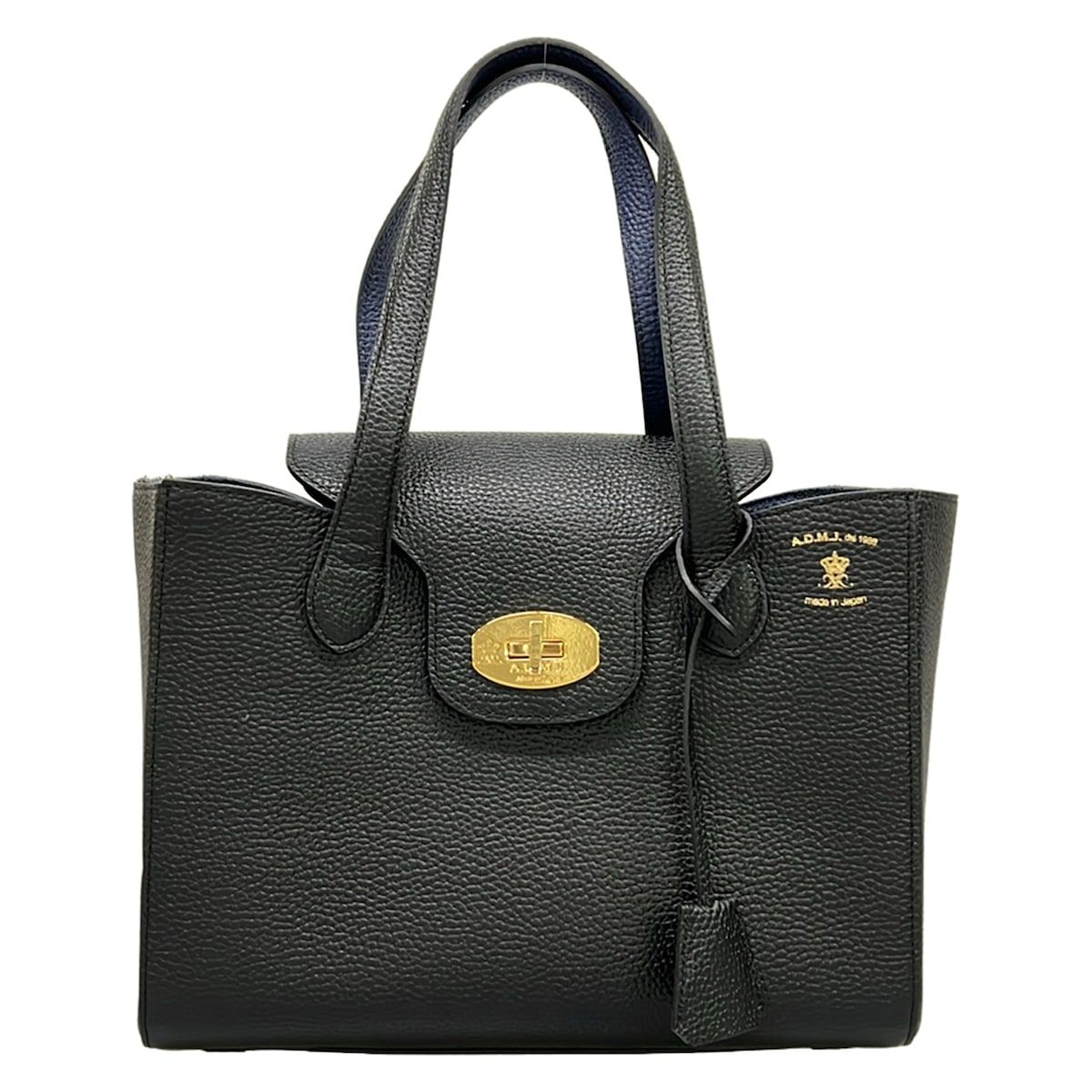 AccessoiresDeMademoiselle(ADMJ)(アクセソワ・ドゥ・マドモワゼル) ショルダーバッグ美品 - 黒 レザー