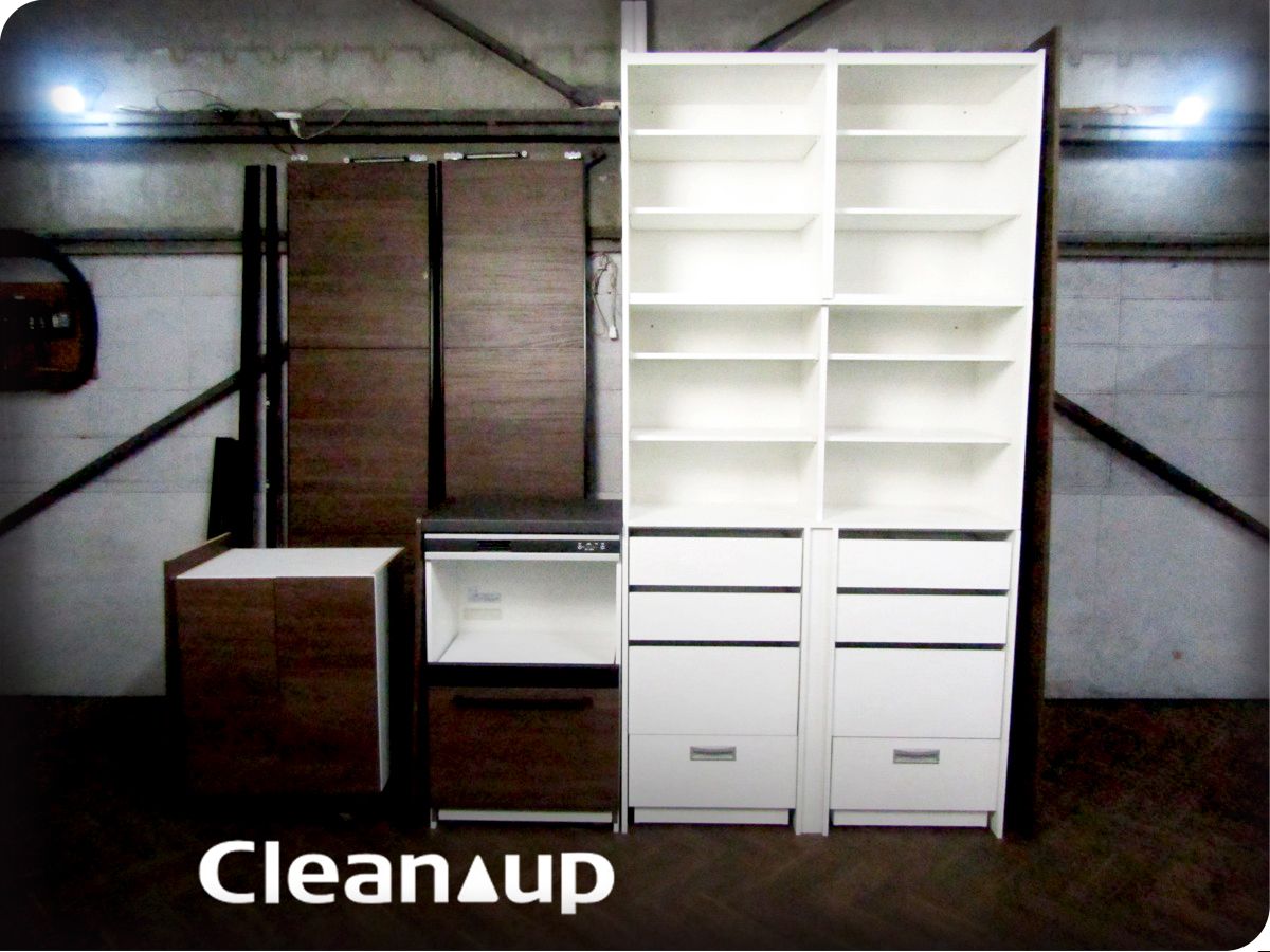 ■展示品■未使用品/Cleanup/クリナップ/ステディア/W182/蒸気排出ユニット/キッチンキャビネット/背面収納/カップボード/ymm4633m