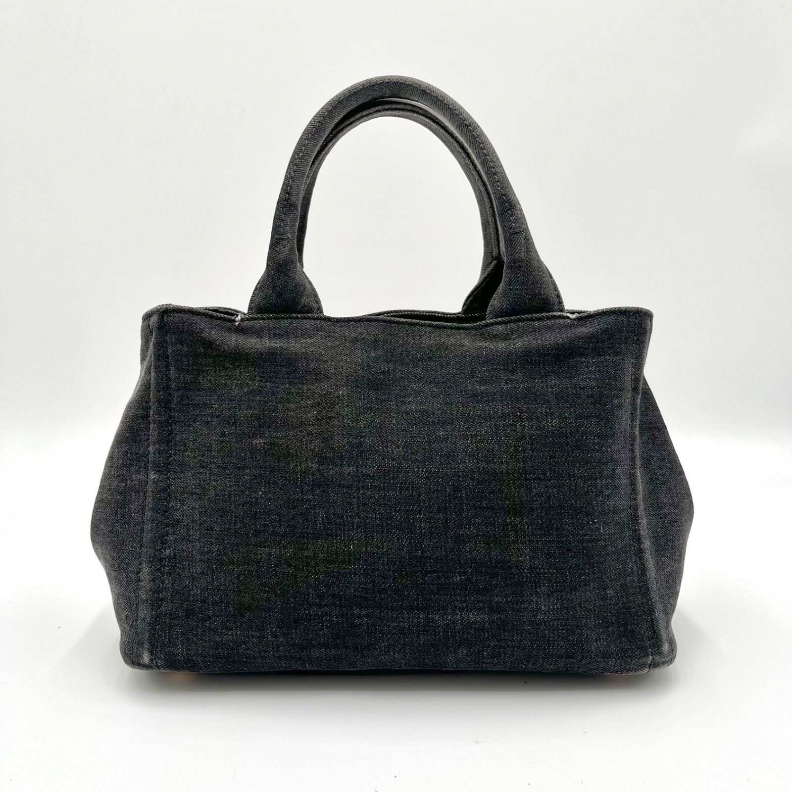 PRADA プラダ カナパ ロボット デニム 2way トートバッグ ショルダー
