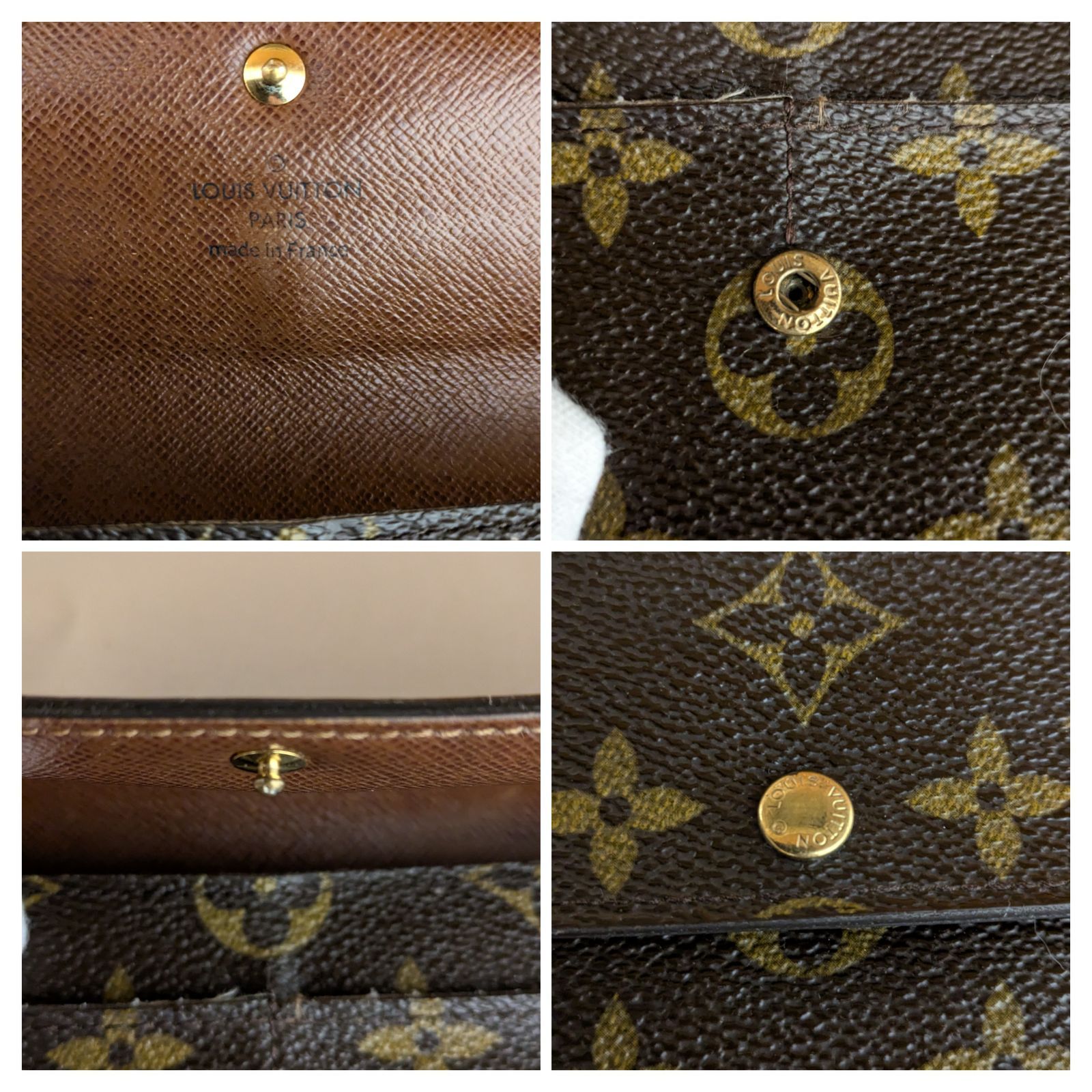 LOUIS VUITTON ルイヴィトン モノグラム 長財布 二つ折り財布 - メルカリ