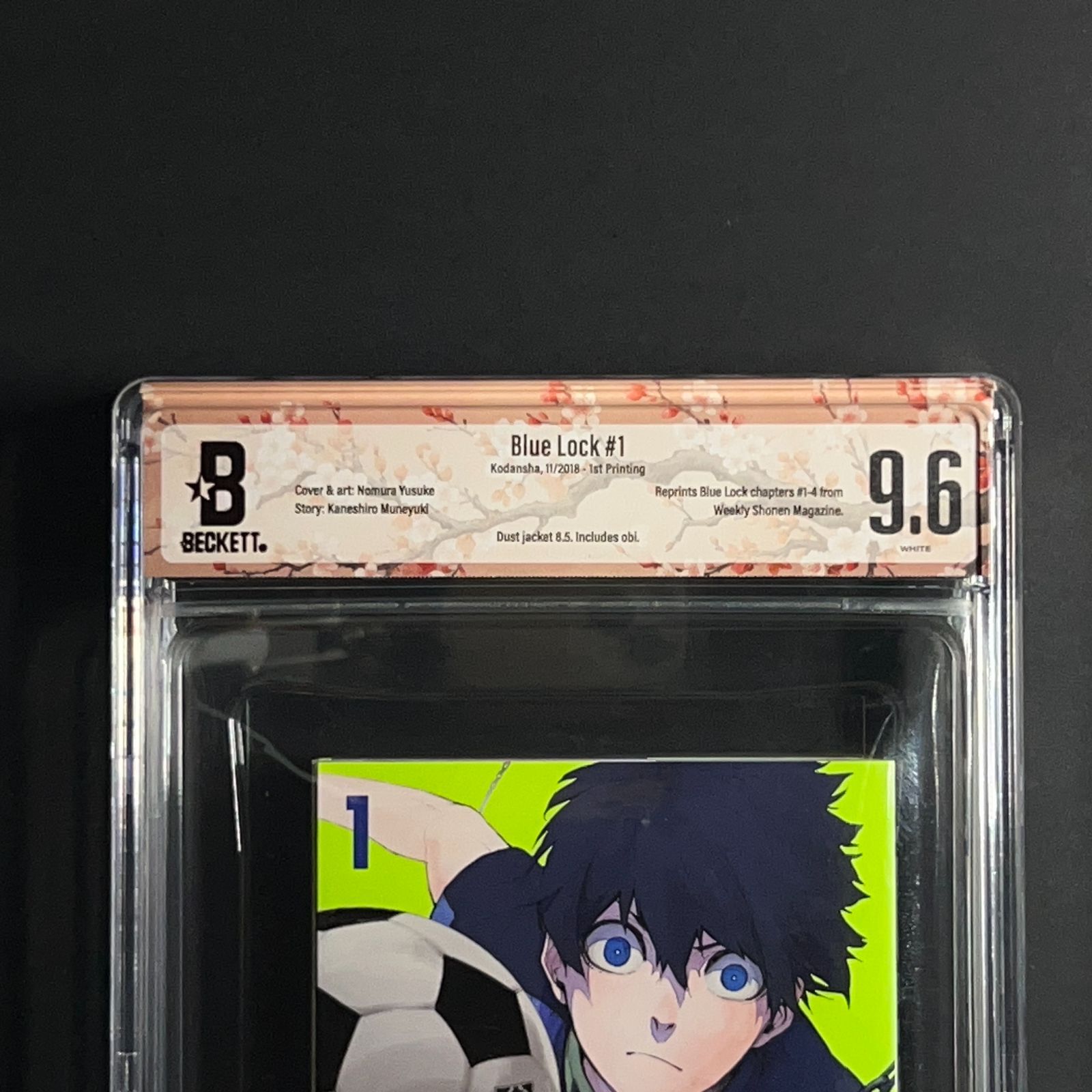 ブルーロック】BGS9.6 1巻 初版 帯付き Blue Lock BGS鑑定 M0002