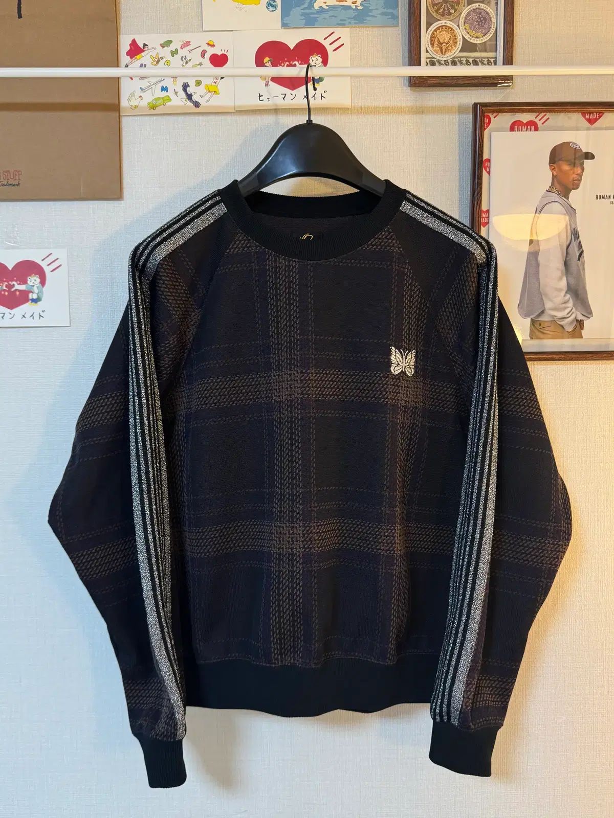 (XS)ニードルズ 23AW カプセル コレクション クルーネック スウェット ブラウン
