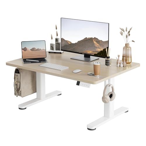 Claiks 昇降デスク 電動 スタンディングデスク 昇降式 テーブル 幅120cm*奥行き60cm テレワーク オフィスデスク 在宅ワーク パソコンデスク 高さ調節 メモリー機能 ホワイトフレーム/ホワイト天板 Claiks 昇降デスク 電動 ローデスク スタンディングデスク 昇降式 ロー