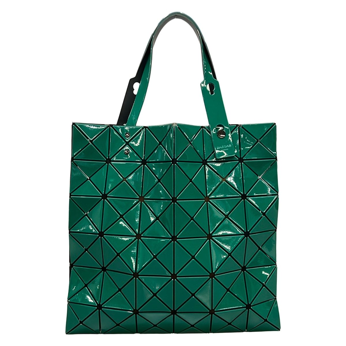 BAOBAO ISSEYMIYAKE(バオバオイッセイミヤケ) トートバッグ美品 - BB83-AG603 グリーン×ターコイズブルー ツートーン
