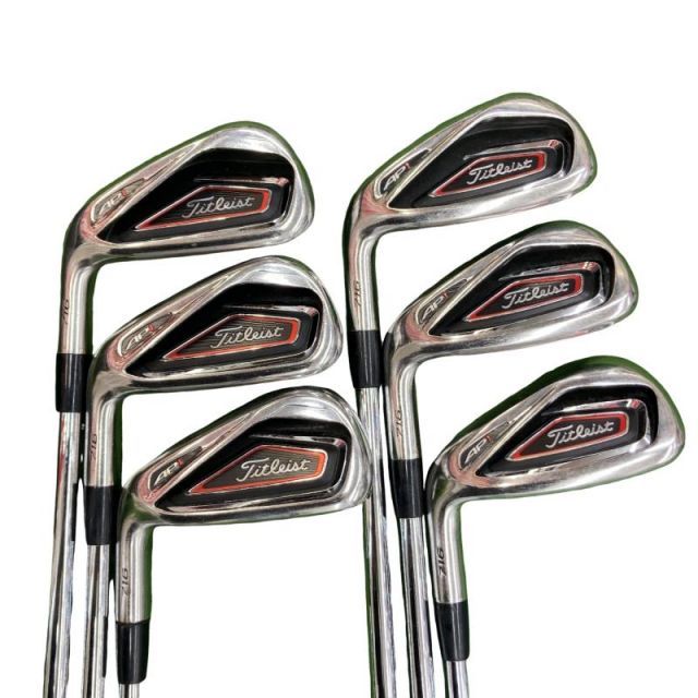 【中古】 タイトリスト Titleist AP1 716 6S レフティ アイアンセット IR 純正特注シャフト (フレックスS) メンズ 男性用 左利き レフティ 左用 Cランク ゴルフクラブ