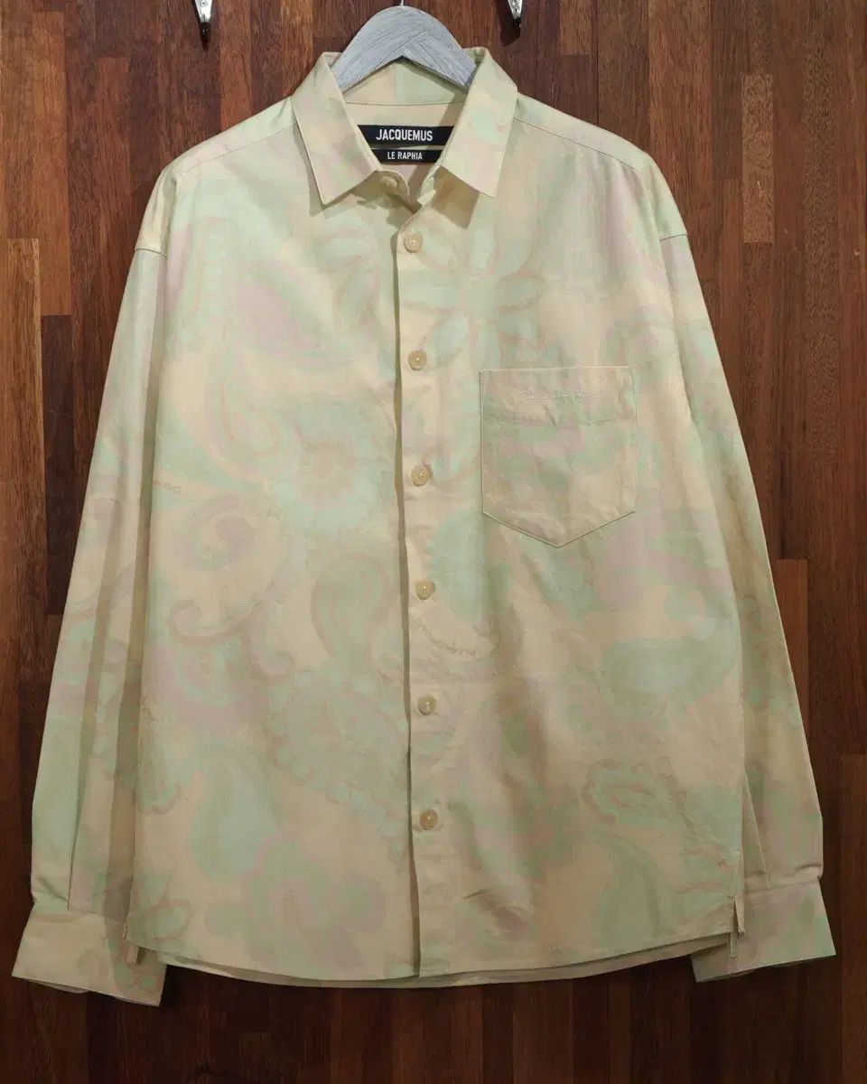 ジャックムス 23SS ベイズリー コットン シャツ