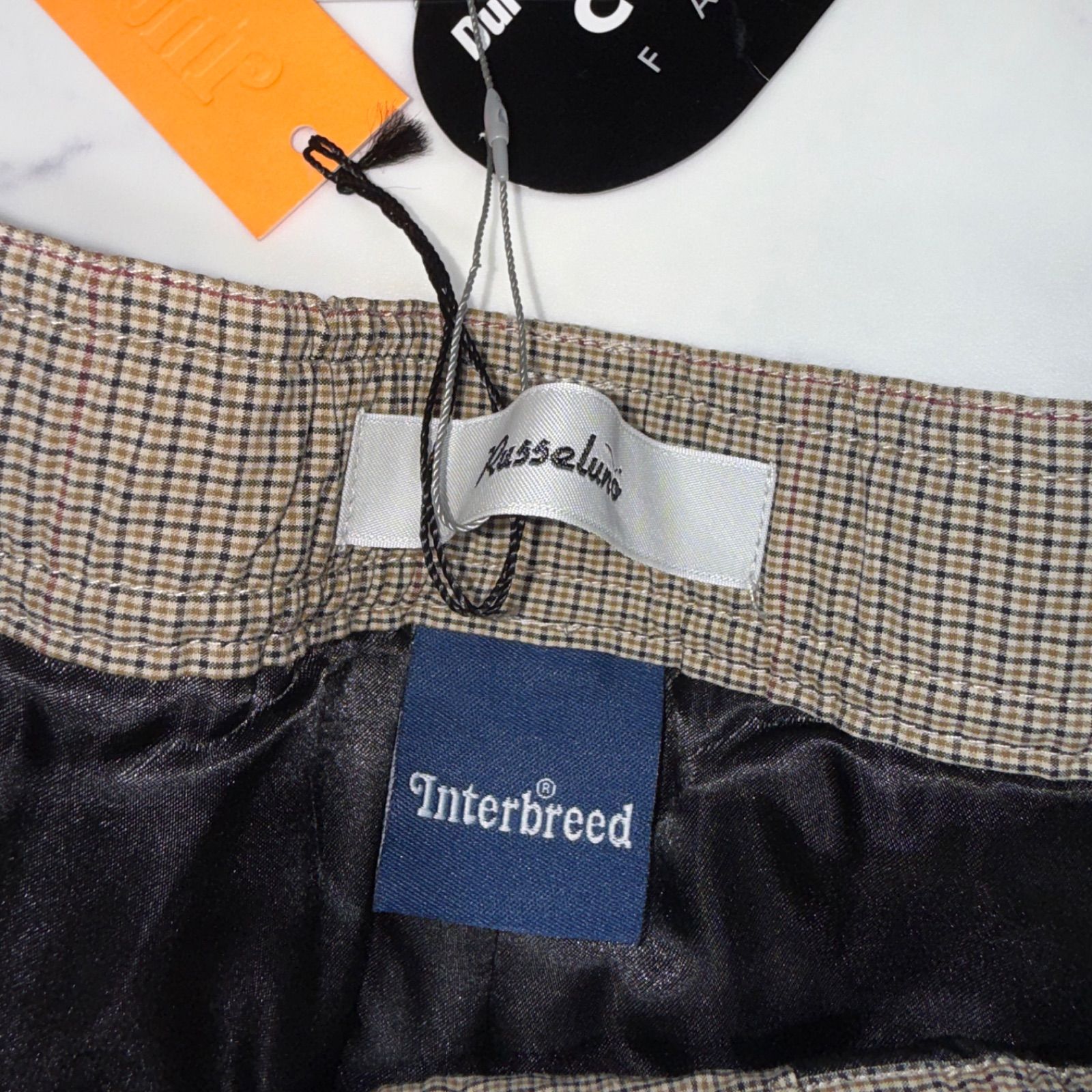 チェック柄 ラッセルノ パンツ Russeluno 新品タグ付き INTERBREED