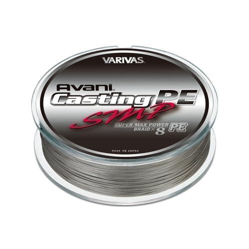 VARIVAS(バリバス) PEライン アバニ キャスティングPE スーパーマックスパワー 300m 6号 MAX90lb 8本 ステルスグレー