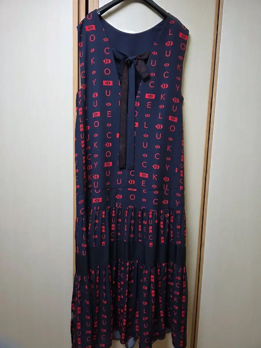 LUCKY CHOUETTE ラッキーシュエトゥ ロング丈ワンピース 36