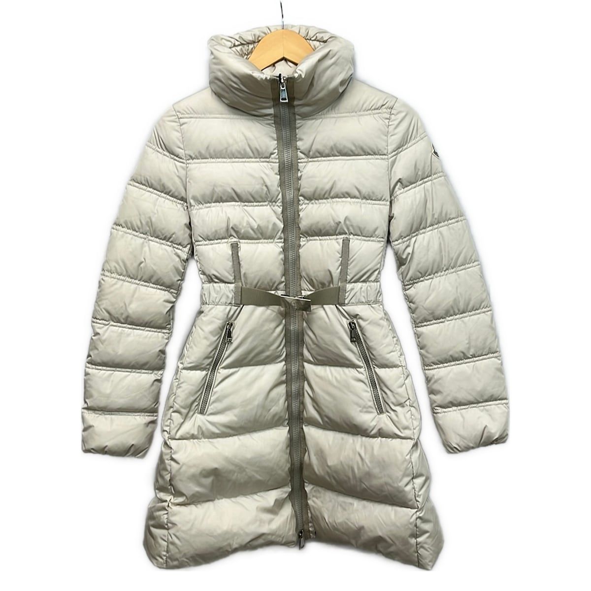 MONCLER(モンクレール) ダウンコート サイズ00 XS レディース美品 ACCENTEUR アイボリー 長袖/冬