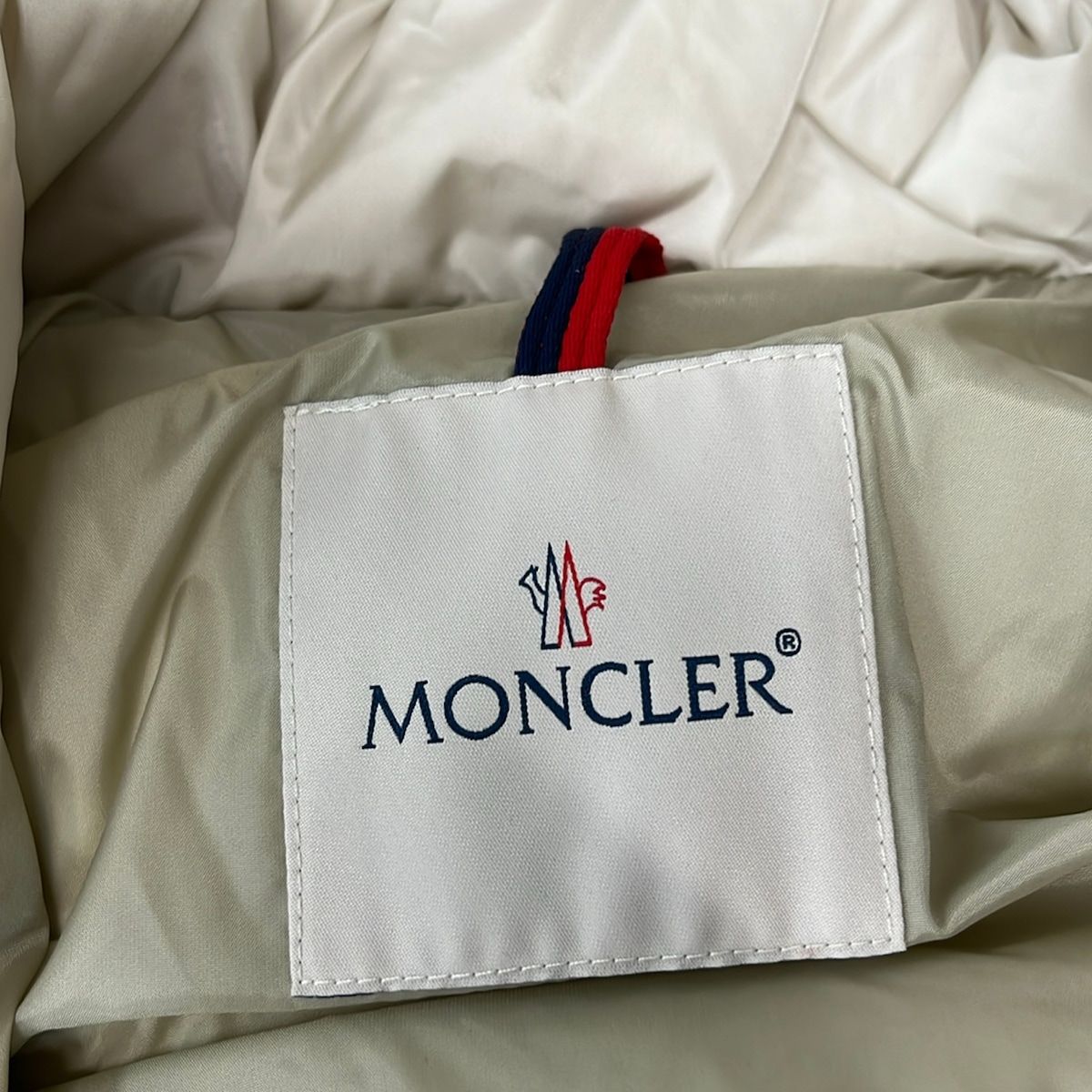MONCLER(モンクレール) ダウンコート サイズ00 XS レディース美品 ACCENTEUR アイボリー 長袖/冬