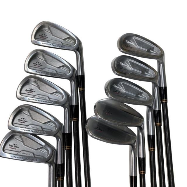 【中古】 ブリヂストン TOURSTAGE X5000 10S アイアンセット IR Tour Design TDI-04 (フレックスS) メンズ 男性用 右利き 右用 Dランク ゴルフクラブ