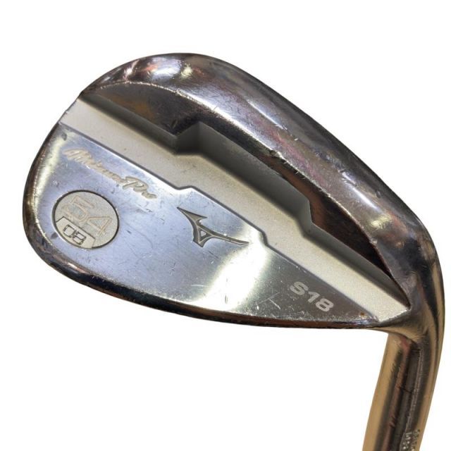 【中古】 ミズノ Mizuno Pro S18 54°/08° ウェッジ WG 純正特注シャフト (フレックスその他) メンズ 男性用 右利き 右用 Cランク ゴルフクラブ