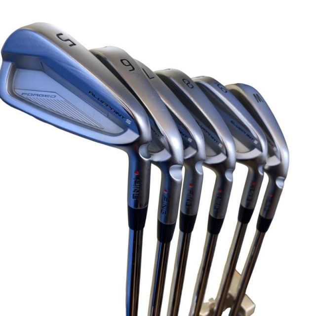 【中古】 ピン BLUEPRINT S 8S アイアンセット IR 純正特注シャフト (フレックスS) メンズ 男性用 右利き 右用 Cランク ゴルフクラブ