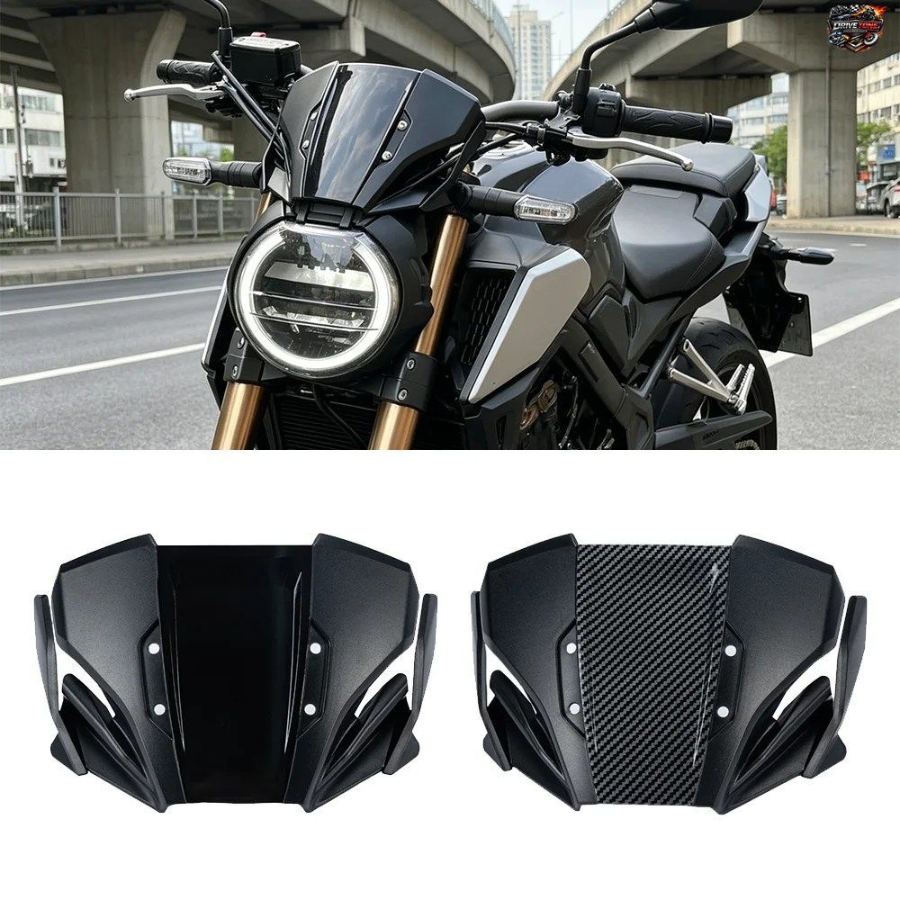ホンダ CB650R 2019-2023 CB1000R 2018-2020 用オートバイウインドシールド、ウインドディフレクターアクセサリー、フロントフェアリングシ
