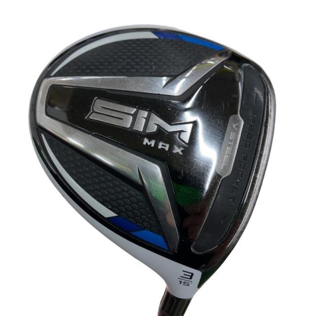 【中古】 テーラーメイド SIM MAX 3W フェアウェイウッド FW TENSEI BLUE TM50(FW) (フレックスSR) メンズ 男性用 右利き 右用 Cランク ゴルフクラブ