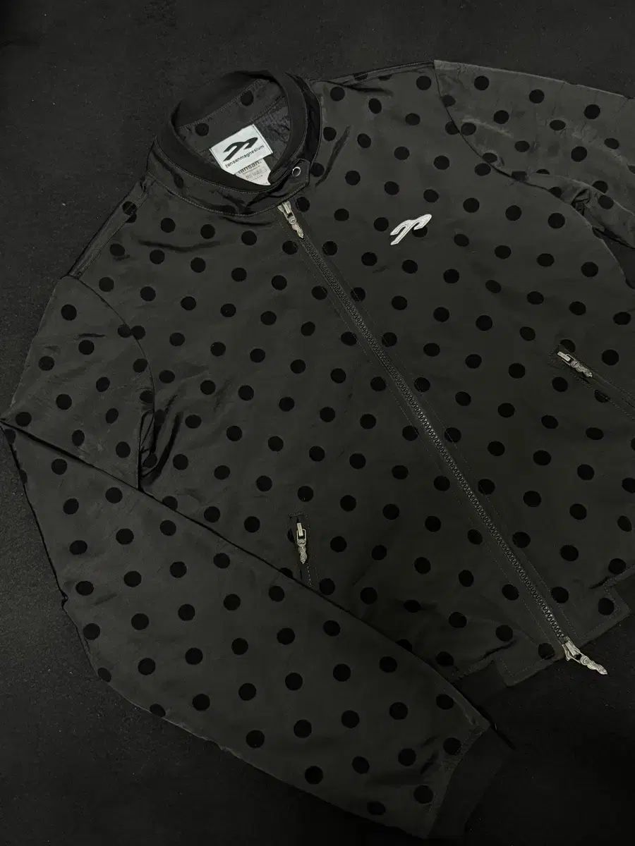 タンサン麻 ドットパータン アウター BLACK