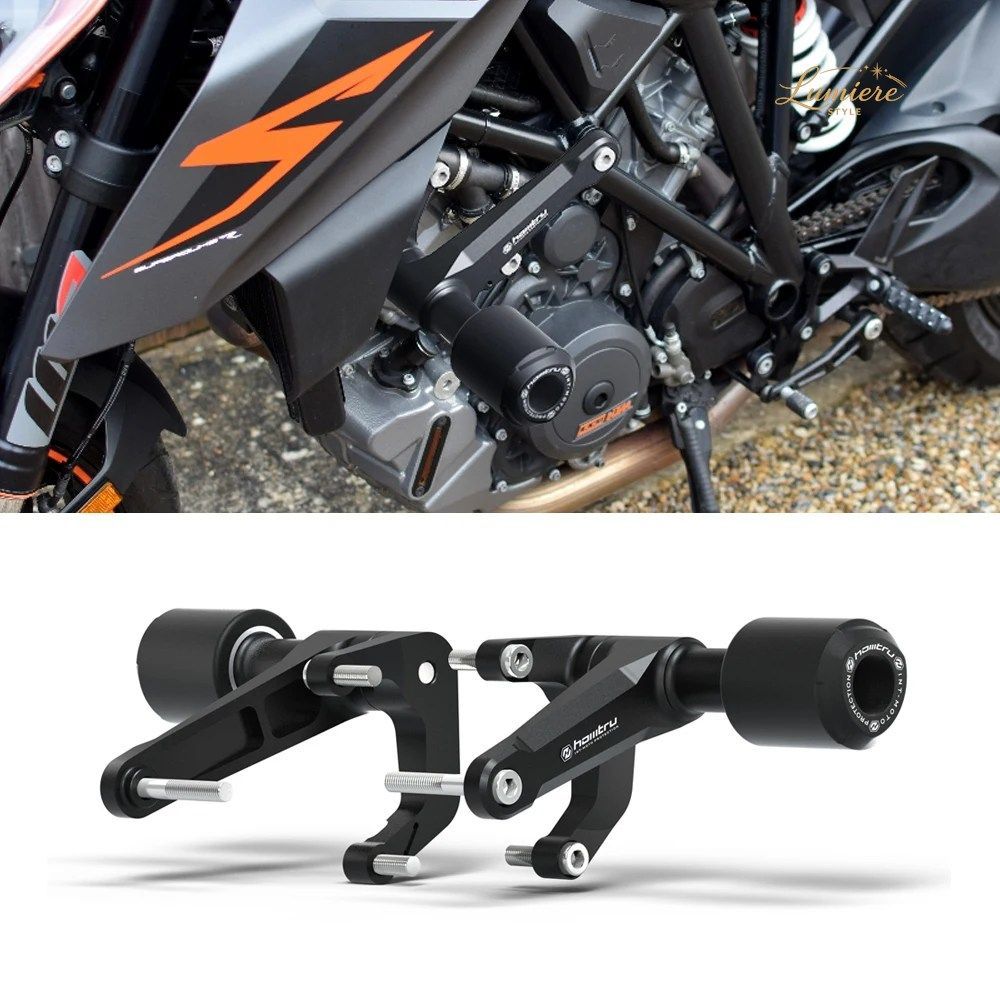 KTM 1290 SUPER DUKE R / GT 2013-2019 モーターサイクル フレームスライダー クラッシュプロテクター