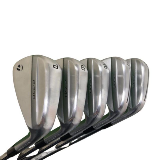 【中古】 テーラーメイド Taylor Made P・770(2024) 5S アイアンセット IR Dynamic Gold MID 115 (フレックスS) メンズ 男性用 右利き 右用 Dランク ゴルフクラブ