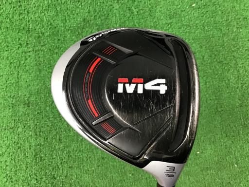 【中古】 テーラーメイド M4(2021) 3W フェアウェイウッド FW Fujikura ATMOS Red 5 (フレックスR) メンズ 男性用 右利き 右用 Cランク ゴルフクラブ