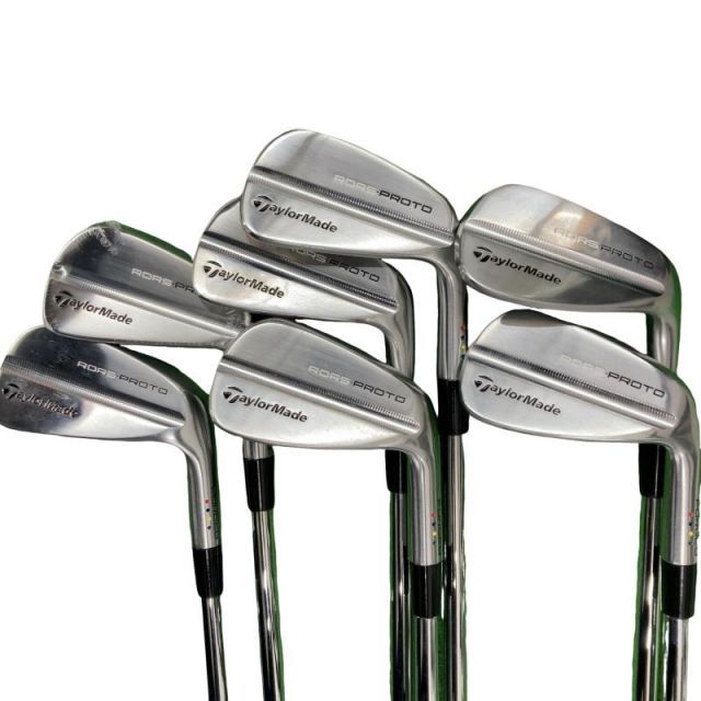 【中古】 テーラーメイド Taylor Made RORS PROTO 7S アイアンセット IR 純正特注シャフト (フレックスS) メンズ 男性用 右利き 右用 Bランク ゴルフクラブ