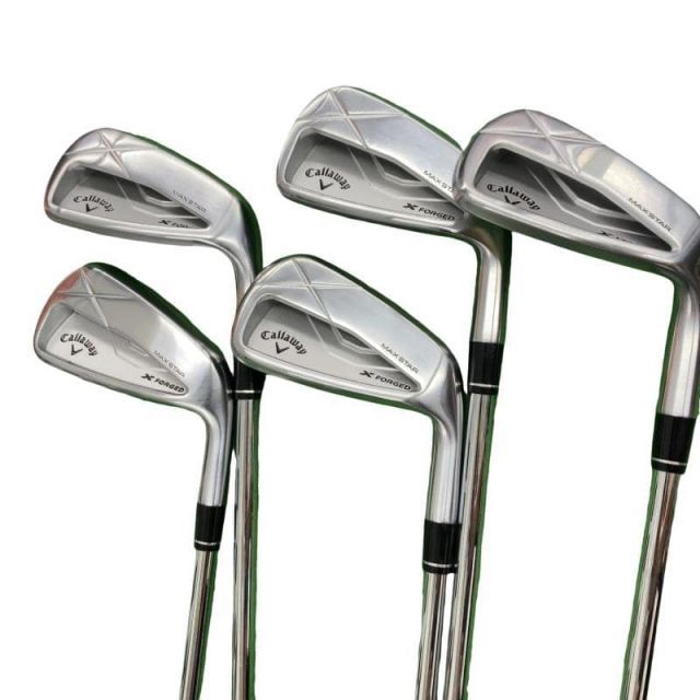 【中古】 キャロウェイ X FORGED MAX STAR(2025) 5S アイアンセット IR NS PRO MODUS3 TOUR105 (フレックスS) メンズ 男性用 右利き 右用 Cランク ゴルフクラブ