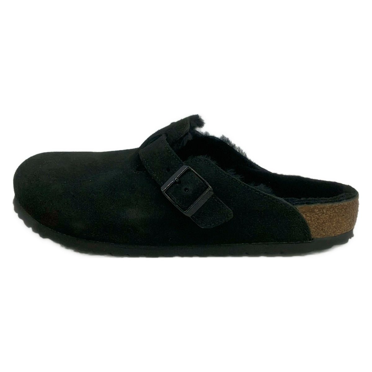 BIRKEN STOCK(ビルケンシュトック) サンダル 43 メンズ Boston Shearling(ボストンシアリング) 0259881 黒 クロッグサンダル