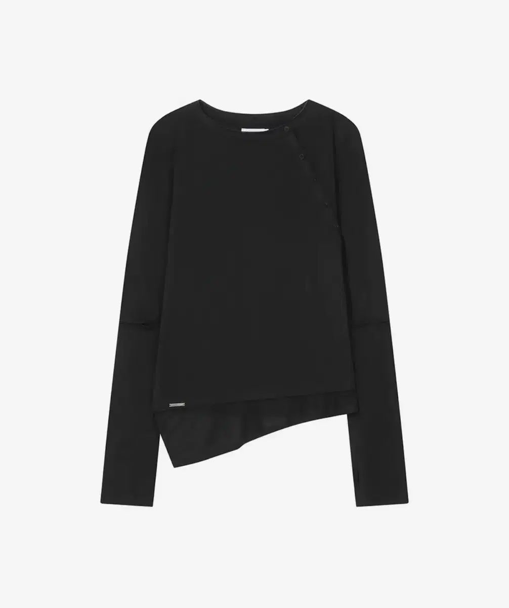 ミセキソウル Slash button layered long sleeve