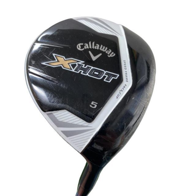 【中古】 キャロウェイ X HOT 5W フェアウェイウッド FW 純正特注シャフト (フレックスS) メンズ 男性用 右利き 右用 Cランク ゴルフクラブ