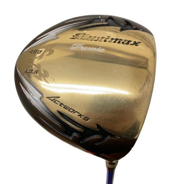 【中古】 ワークスゴルフ Actworks MAXIMAX Premia(2014) 10.5° ドライバー DR 純正特注シャフト (フレックスR) メンズ 男性用 右利き 右用 Cランク ゴルフクラブ