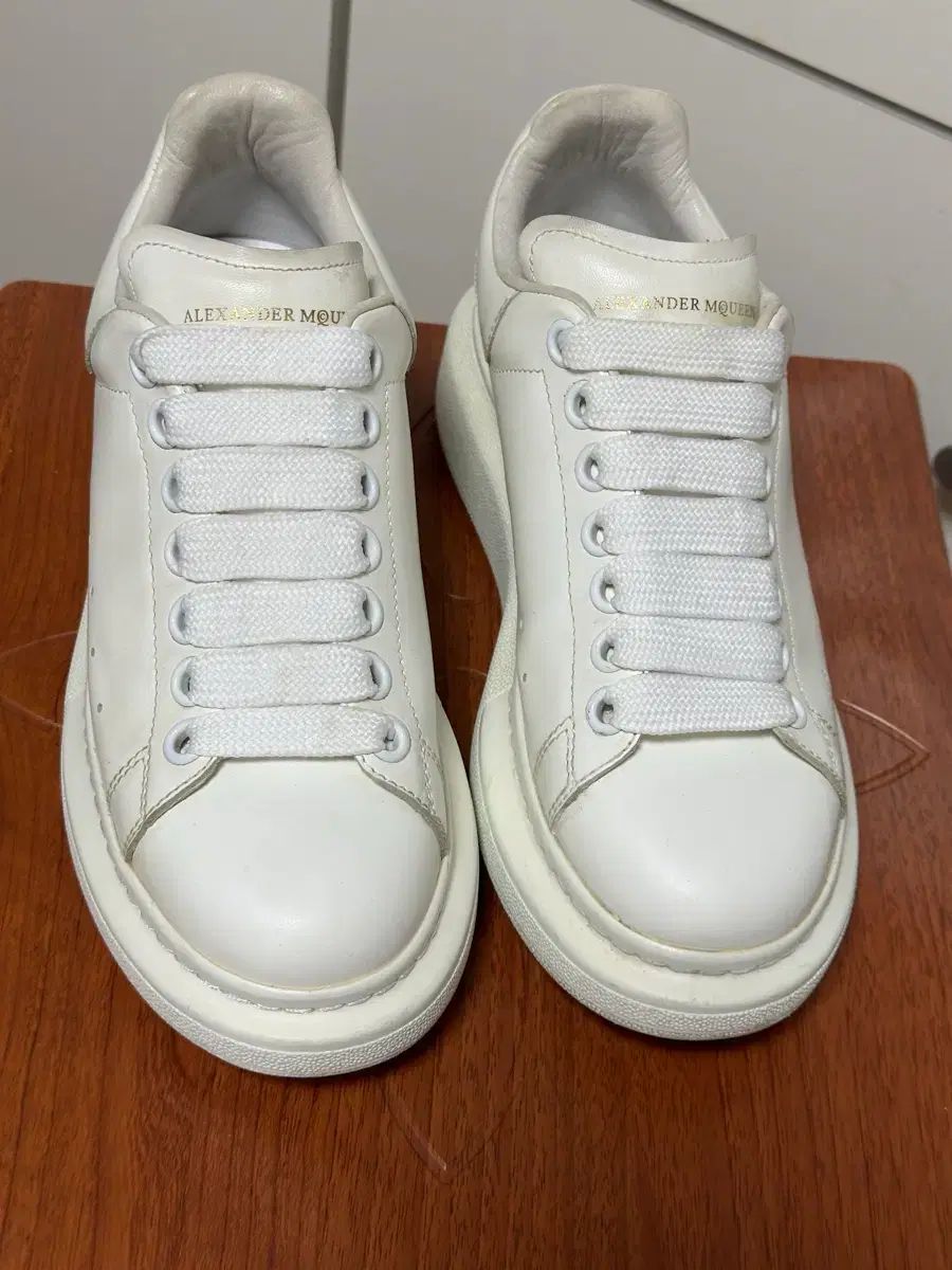 Alexander McQueen アレキサンダー・マックイーン オーバーソール スニーカー 白 35