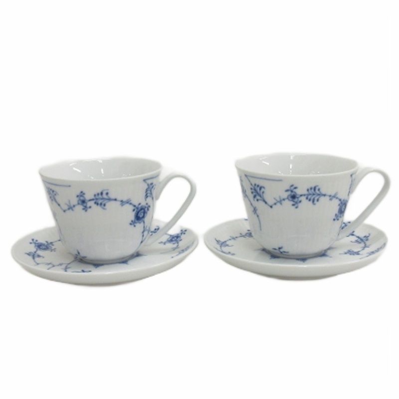 ロイヤルコペンハーゲン ROYAL COPENHAGEN ブルーフルーテッド ペア