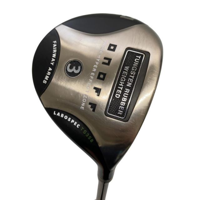 【中古】 ダイワ(グローブライド) ONOFF ARMS LABOSPEC TS358 3W フェアウェイウッド FW リシャフト (フレックスその他) メンズ 男性用 右利き 右用 Cランク ゴルフクラブ