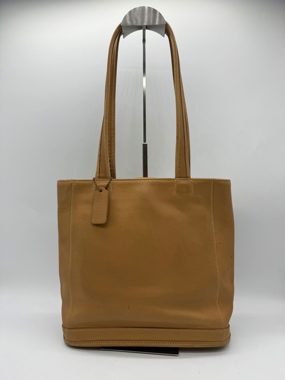 【良品】COACH コーチ グローブレザー USA製 オールドコーチ ショルダー トートバッグ P304