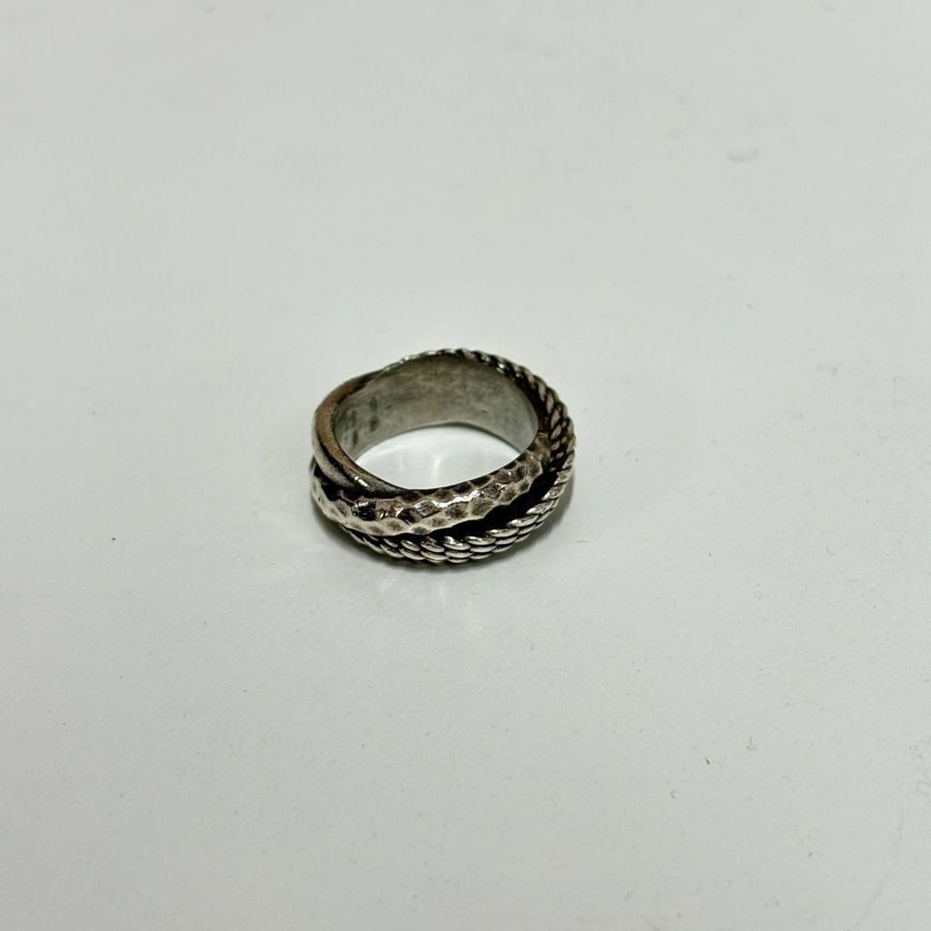 guidi グイディ Oblique rope ring リング シルバー size:14号【中目黒