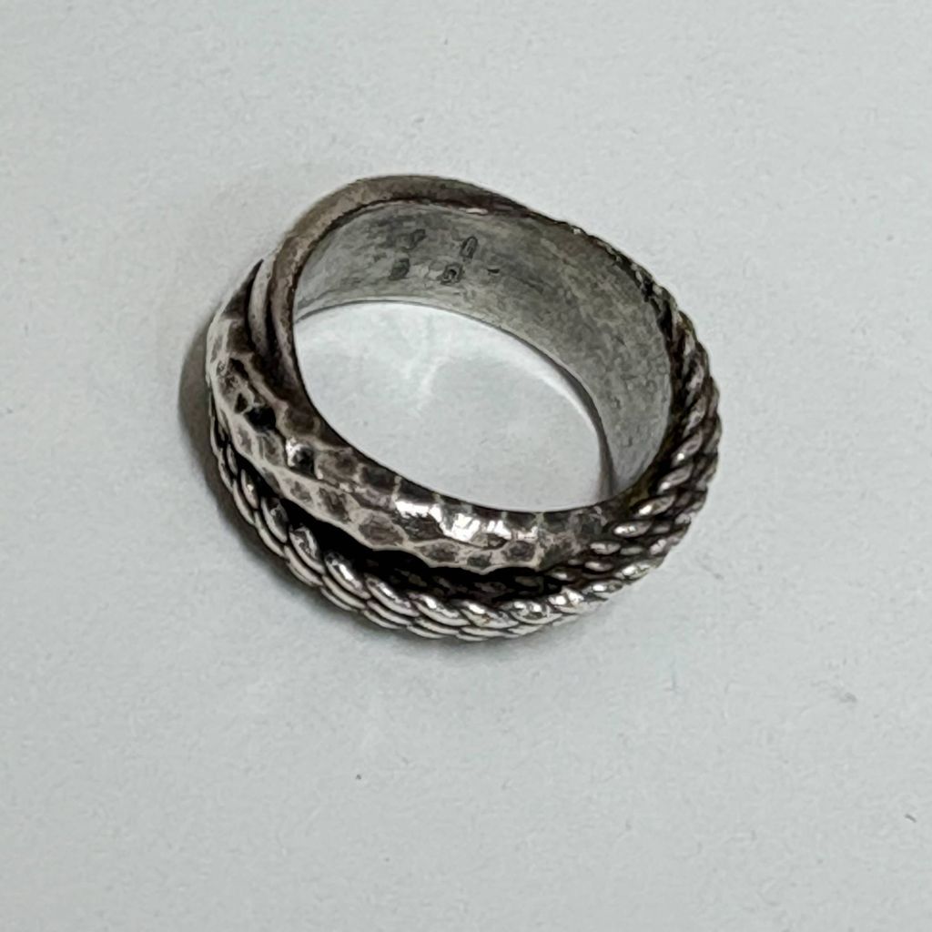 guidi グイディ Oblique rope ring リング シルバー size:14号【中目黒