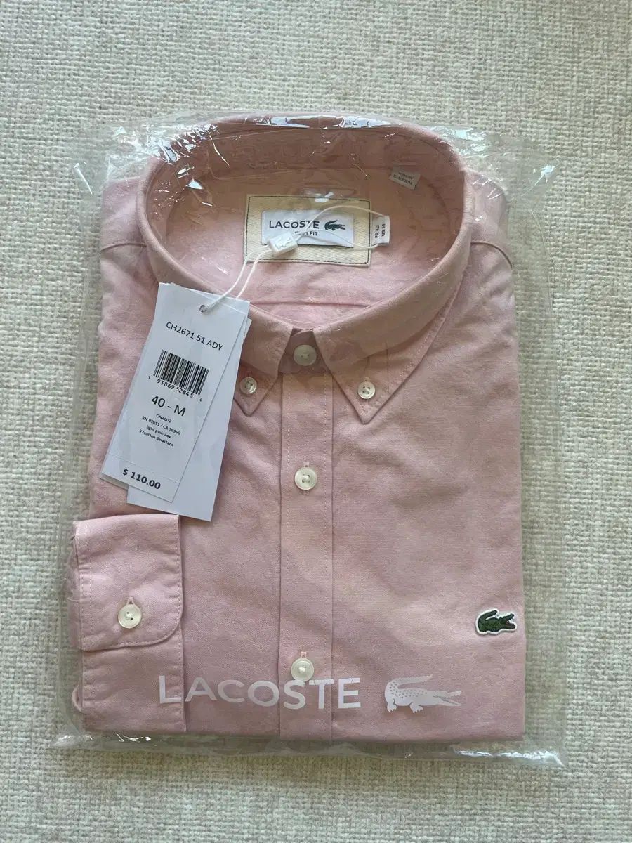 新品) ラコステ シャツ ピンク