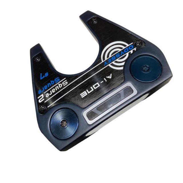 【中古】 オデッセイ Ai-ONE SQUARE 2 SQUARE #7 34インチ パター PT STROKE LAB 90 スチール (フレックスその他) メンズ 男性用 右利き 右用 Bランク ゴルフクラブ