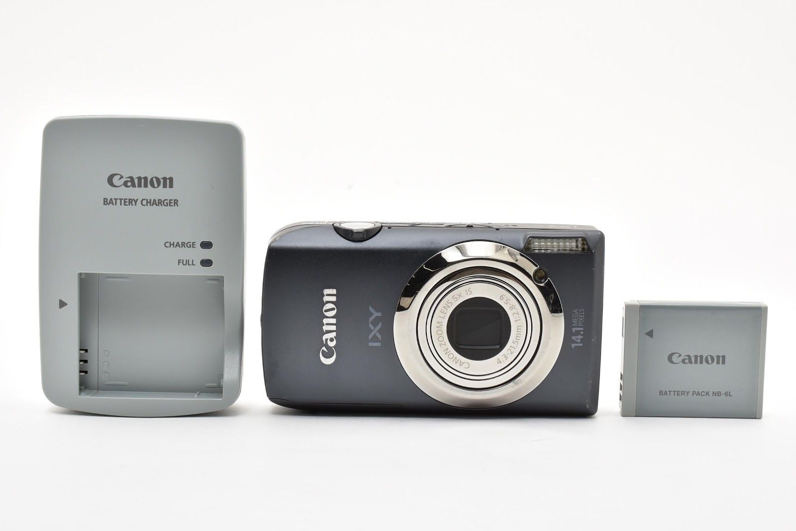★美品★ キャノン CANON IXY DIGITAL 10S ブラック デジタルカメラ ★ #8615