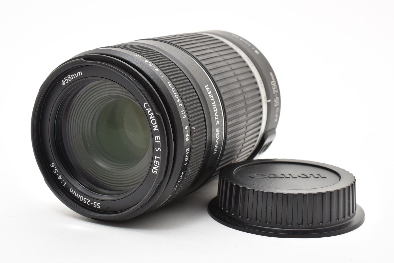 ★美品★ キヤノン CANON EF-S 55-250mm F4-5.6 IS 望遠レンズ ★ #8622