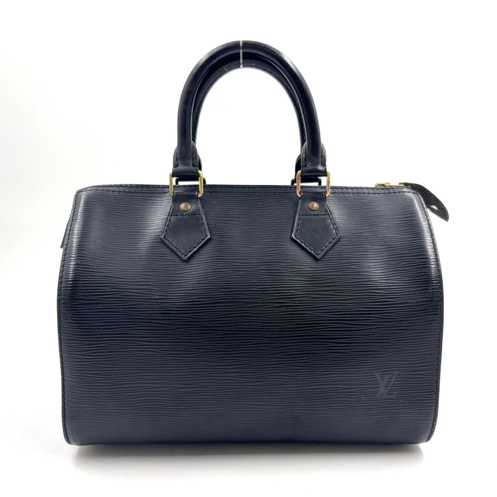 【新着】LOUIS VUITTON スピーディ25 エピ エピ ノワール レザー ブラック ハンドバッグ ゴールド M43012