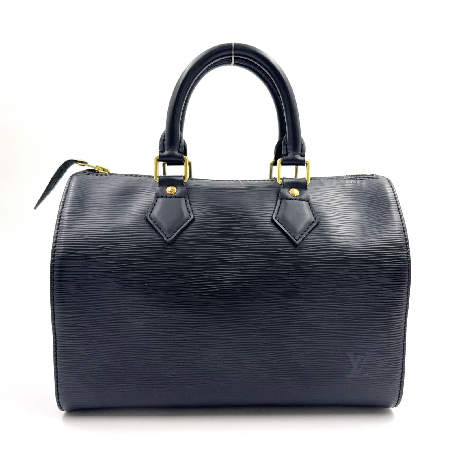 【新着】LOUIS VUITTON スピーディ25 エピ エピ ノワール 鑑定書付き レザー ブラック ハンドバッグ ゴールド M59232 58,988円