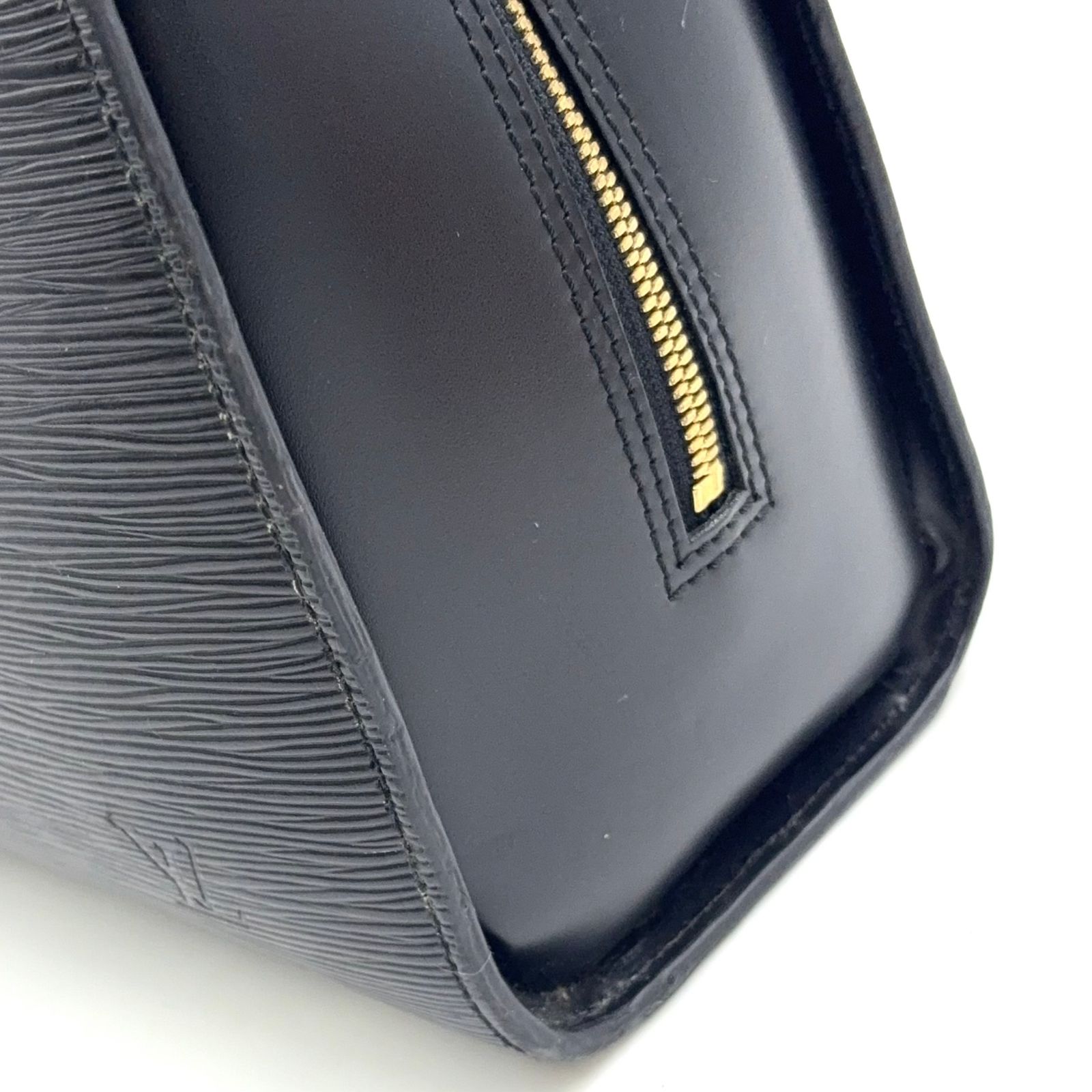新着】LOUIS VUITTON ソルボンヌ エピ エピ ノワール レザー ブラック