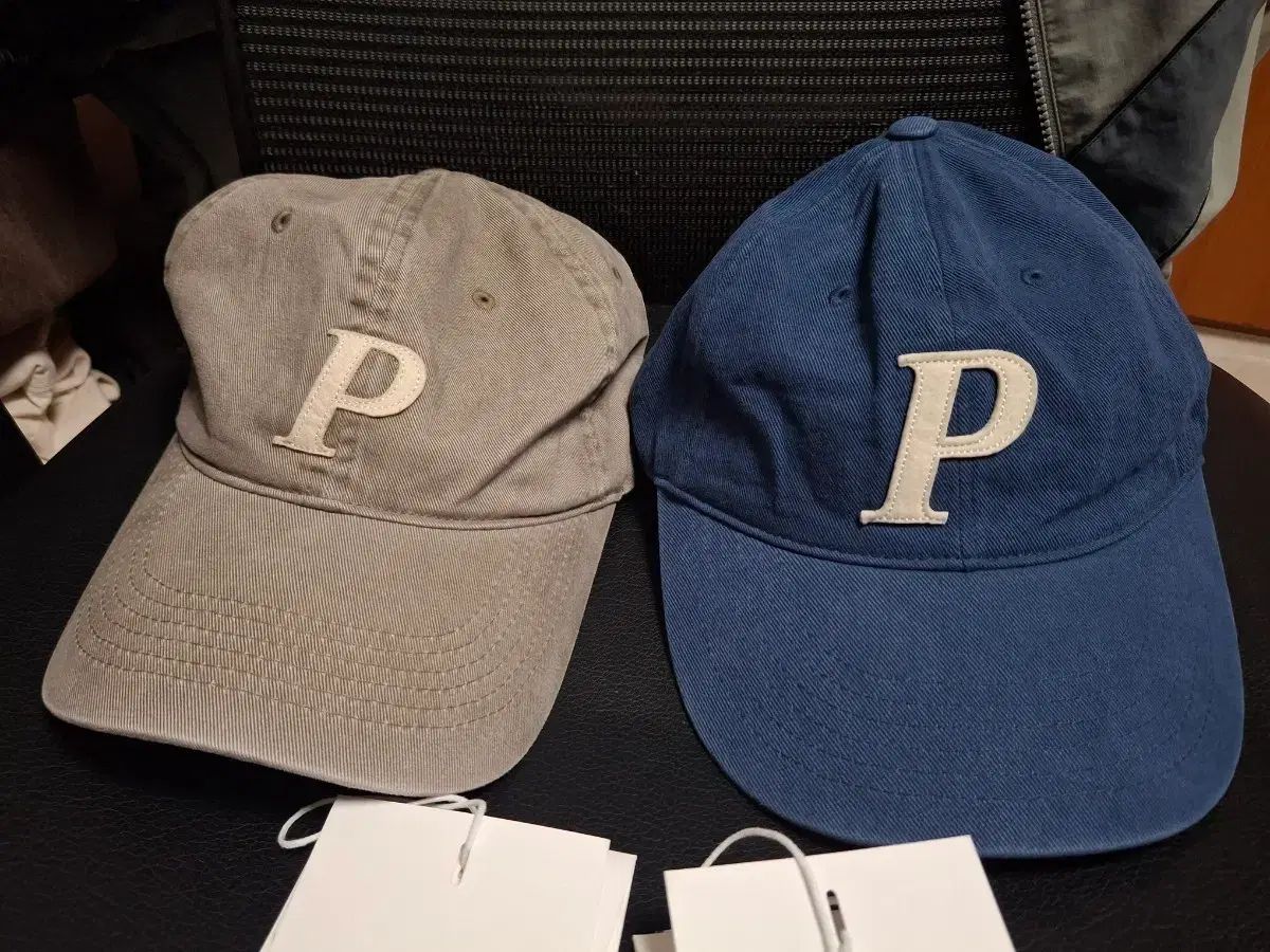 まとめ POTTERY ベースボールキャップ ブルー & グレー