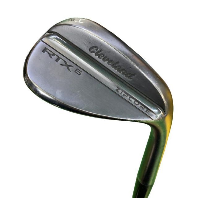 【中古】 クリーブランド Cleveland RTX-6 ZIPCORE ブラックサテン 54°/10° MID ウェッジ WG Dynamic Gold (フレックスS) メンズ 男性用 右利き 右用 Cランク ゴルフクラブ