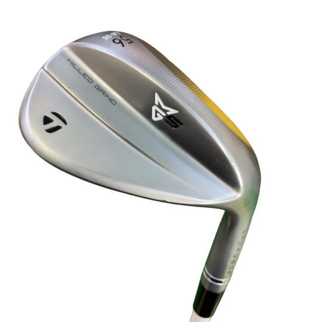 【中古】 テーラーメイド Taylor Made MILLED GRIND 5 56°/08°LB ウェッジ WG Dynamic Gold MID 115 (フレックスS) メンズ 男性用 右利き 右用 Cランク ゴルフクラブ