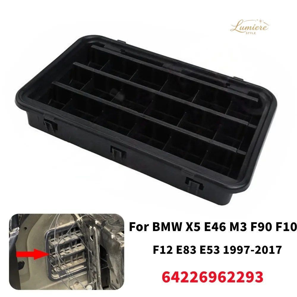 BMW X5 M3 M6 E46 E90 F10 F12 E83 E53 1997-2017 64226962293 インテリア リアフェンダー サイド トランク エアプレッシャー ベント グリ