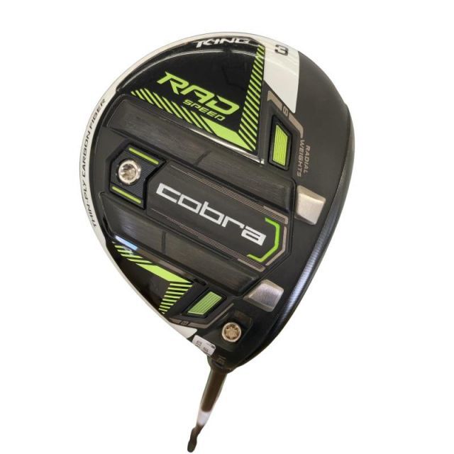 【中古】 コブラ KING RADSPEED 3W(イエロー) フェアウェイウッド FW Tour AD for RADSPEED(FW) (フレックスS) メンズ 男性用 右利き 右用 Dランク ゴルフクラブ