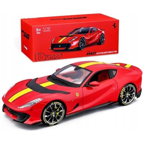 【新品】Bburag 1/18 シグニチャー シリーズフェラーリ 812 コンペティツィオーネ レッド ／ ミニカー ダイキャストカー 完成品 18-16915 RD 2e1c7feb