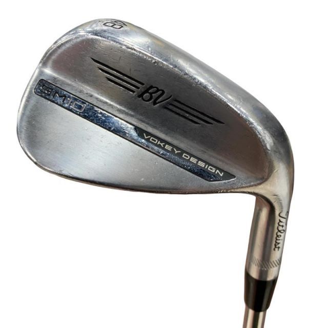 【中古】 タイトリスト VOKEY SPIN MILLED SM10 ツアークロム 48°/10°F ウェッジ WG リシャフト (フレックスその他) メンズ 男性用 右利き 右用 Dランク ゴルフクラブ